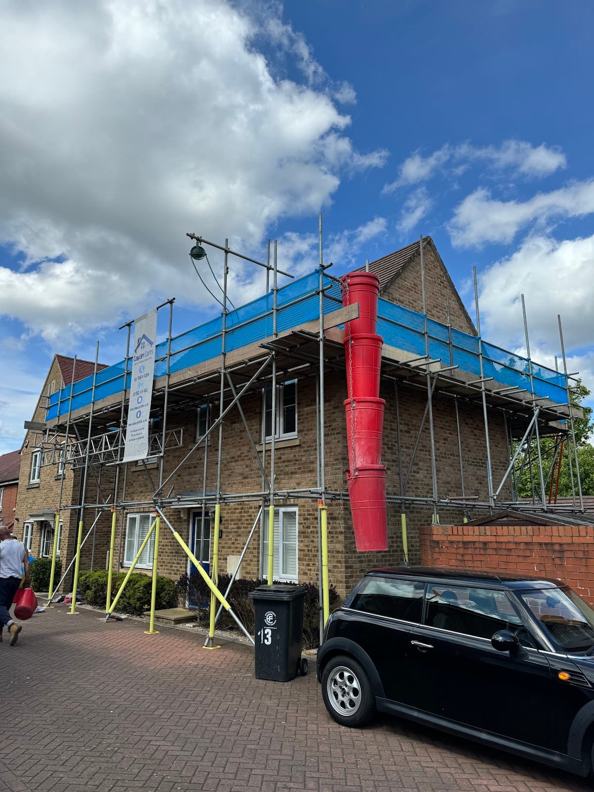 Scaffolding equipment on site — Local Scaffolding in Camden